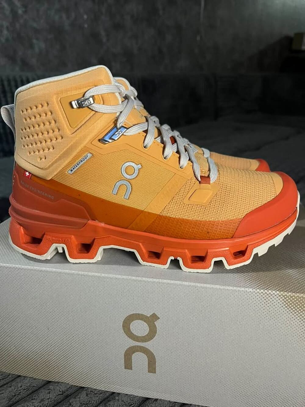 On Cloud Cloudrock Waterproof Hiking Boots women’s 5